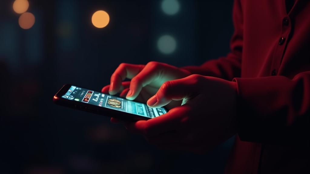 Mobiele functies van Eskimo op een smartphone in een casino-achtige omgeving
